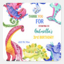 Search for kids birthday stickers Dinosaurs