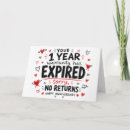 Search for 1 year anniversary cards Funny