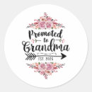 Search for promoted to grandma stickers Birthday