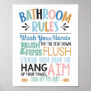 Search for bathroom kids posters Blue