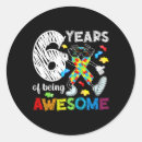 Search for six year old stickers Autistic