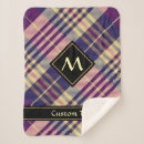 Search for purple tartan blankets Pattern