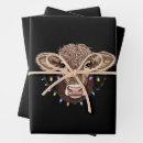 Search for cow christmas wrapping paper Santa