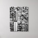 Search for black white new york canvas prints Cityscape