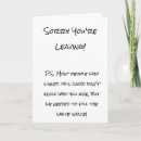Search for funny farewell cards Sarcastic