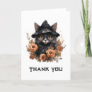 Search for black cat thank you cards Magic