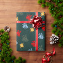 Search for jingle bell wrapping paper Vintage