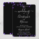 Search for bokeh wedding invitations Purple