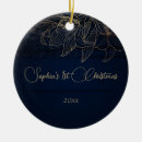 Search for navy blue christmas tree decorations Gold