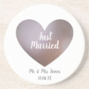 Search for newly weds coasters Heart