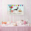 Search for dog birthday banners Celebration