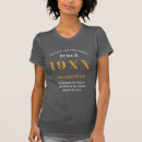 Search for 50th birthday for her tshirts Gold