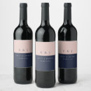Search for navy blue wine labels Modern