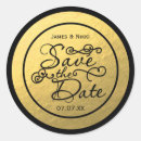 Search for black save the date stickers Elegant