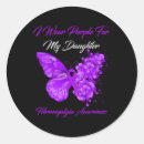 Search for pancreatic cancer love stickers Purple