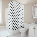 Search for black white polka dots shower curtains Classic