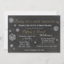 Search for unisex baby shower invitations Chalkboard