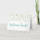 Search for welcome back cards Staff