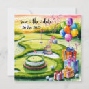Search for birthday party save the dates Green