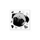Search for pug rubber stamps Vintage