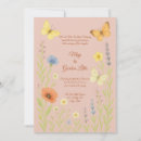 Search for watercolor butterflies wedding invitations Wildflowers