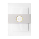 Search for gold foil wedding invitation belly bands Typography