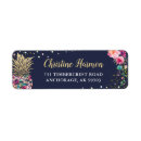 Search for hawaiian flower return address labels Birthday