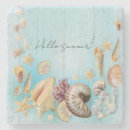 Search for sea shell coasters Summer