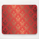 Search for gold damask mousepads Red