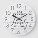 Search for rustic wood clocks Typography