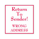 Search for return address rubber stamps Mail