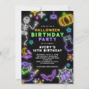 Search for boys 10th birthday invitations Neon