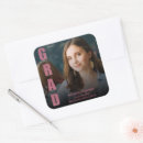 Search for rose gold graduation stickers Elegant