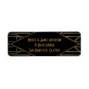 Search for gatsby wedding return address labels Retro