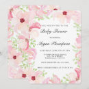 Search for girl baby pregnancy invitations Floral