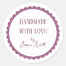 Search for handmade with love craft stickers For her