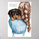 Search for long black hair posters Doxie