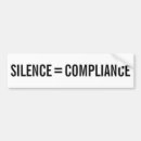 Search for silence bumper stickers Political