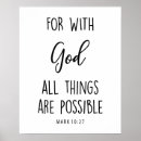 Search for with god all things are possible posters Bible verse