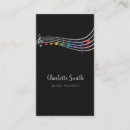 Search for clef notes business cards Elegant