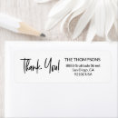 Search for thank you baby shower return address labels Black and white