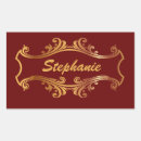 Search for red ornament stickers Unique