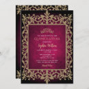 Search for pink and gold princess invitations Elegant