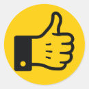 Search for thumbs up stickers Like