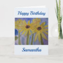Search for yellow sunflower birthday cards Bright