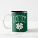 Search for lucky clover mugs Saint
