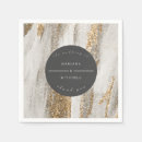 Search for marble napkins Gold glitter