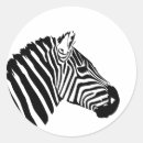 Search for african mammals stickers Zebra