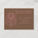Search for feather chubby business cards Modern