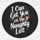 Search for naughty stickers Santa